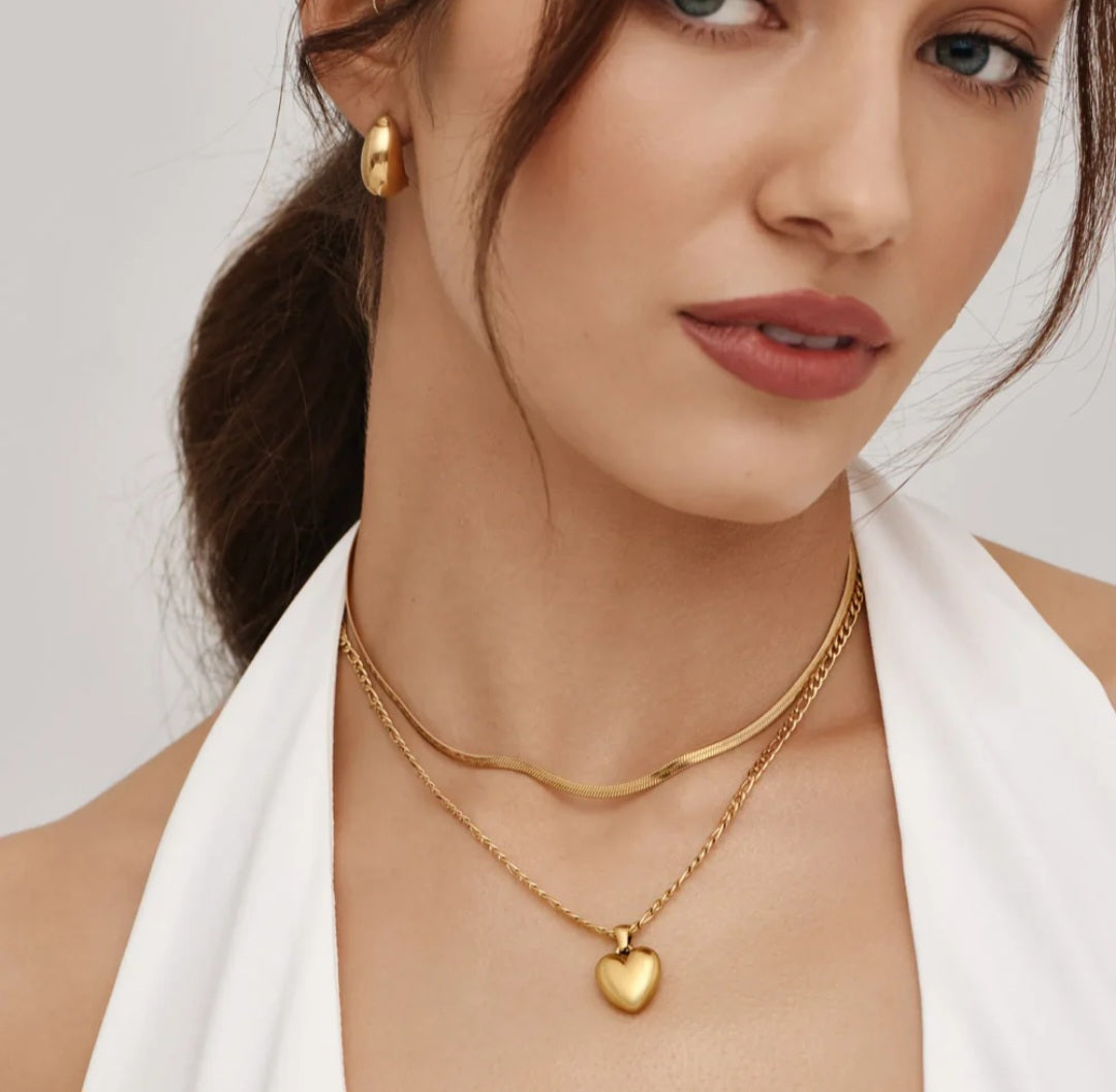 Collar Corazón Dorado