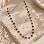 Collar Trebol Noir
