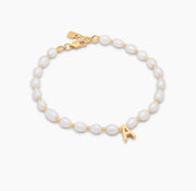 Pulsera Initial Perla