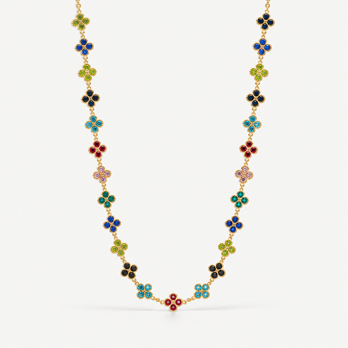 Collar Trebol Noir