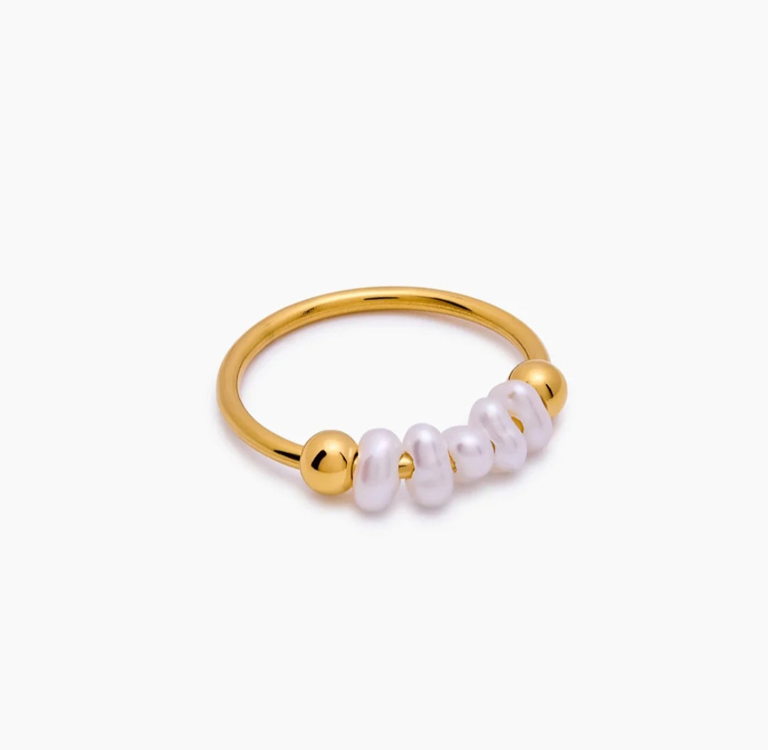 Anillo Mini Perlas