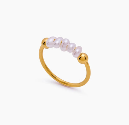 Anillo Mini Perlas