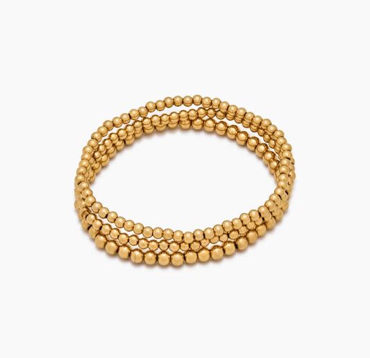 Pulsera Esferas Doradas
