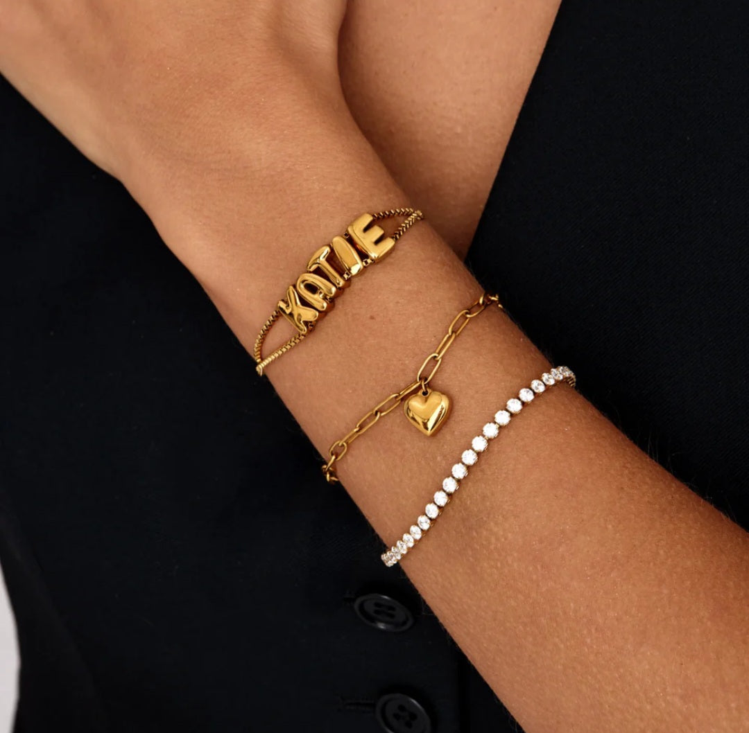 Pulsera Corazón Paperclip