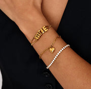 Pulsera Corazón Paperclip