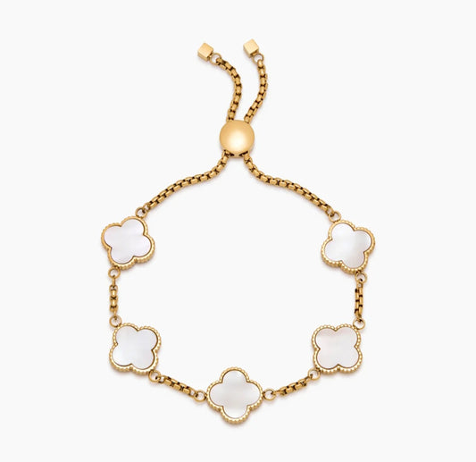 Pulsera Trébol Nácar