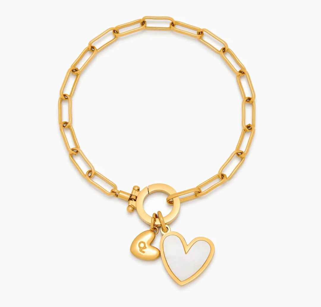 Pulsera Corazón Initial Dúo