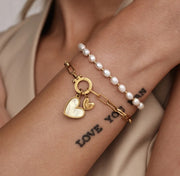 Pulsera Corazón Initial Dúo
