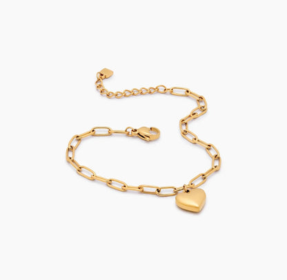 Pulsera Corazón Paperclip