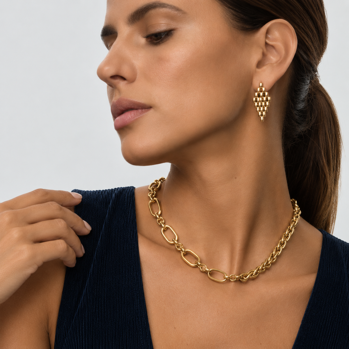 Collar Dual Dorado