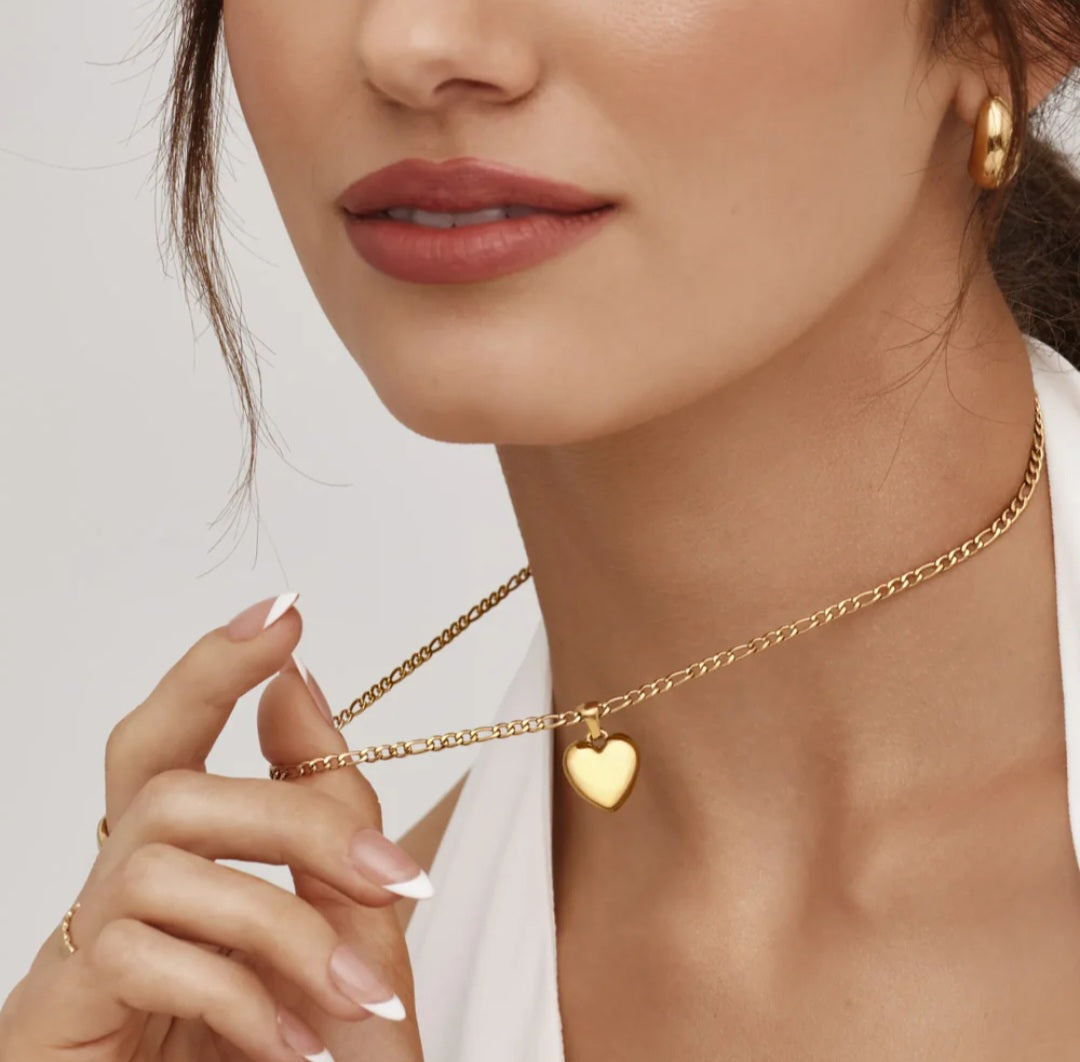 Collar Corazón Dorado