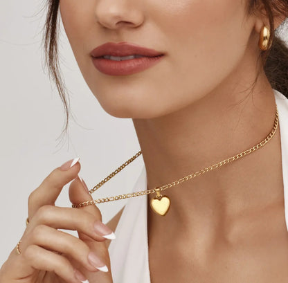 Collar Corazón Dorado