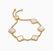 Pulsera Trébol Nácar