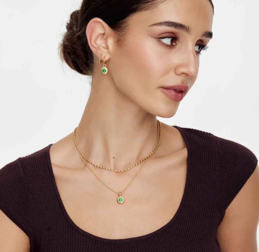 Collar Birthstone Crushed