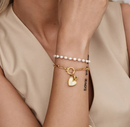 Pulsera Corazón Initial Dúo