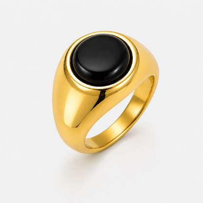 Anillo Onix Dorado