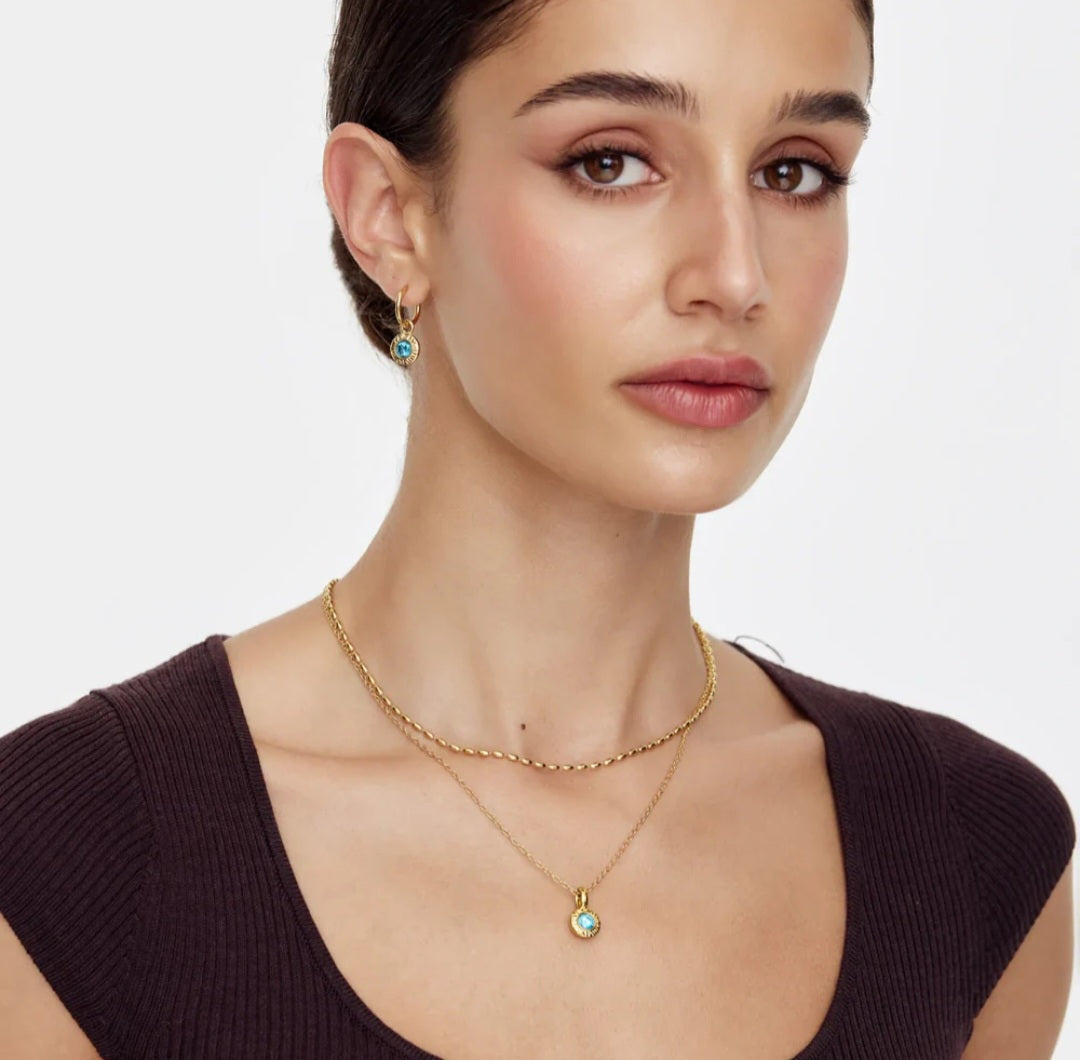 Collar Birthstone Crushed