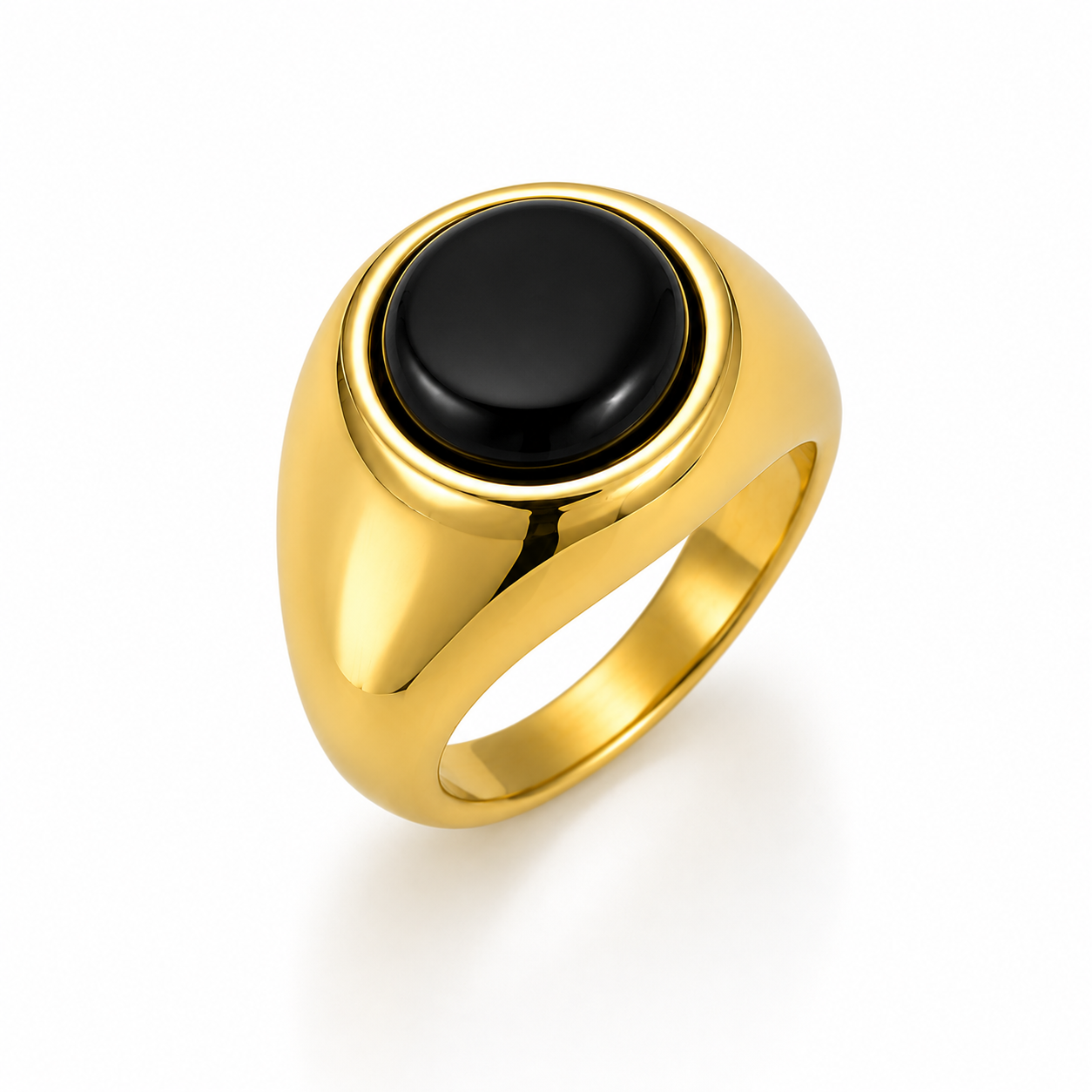 Anillo Onix Dorado