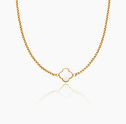 Collar Trébol Nácar