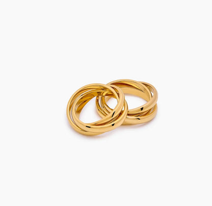 Anillo Trío Dorado