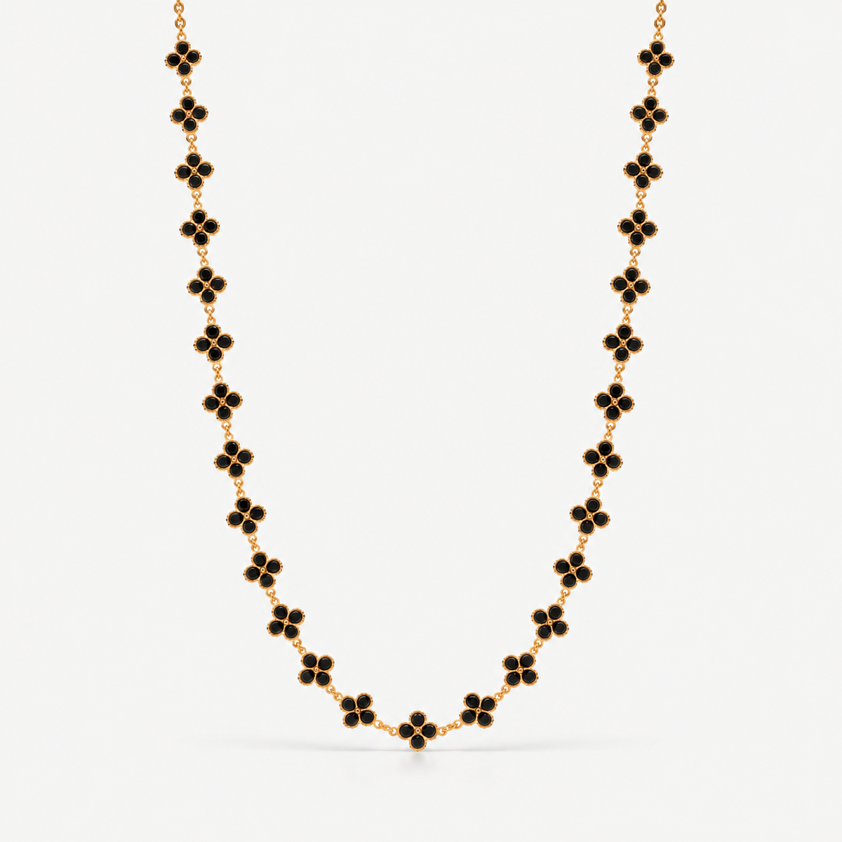 Collar Trebol Noir