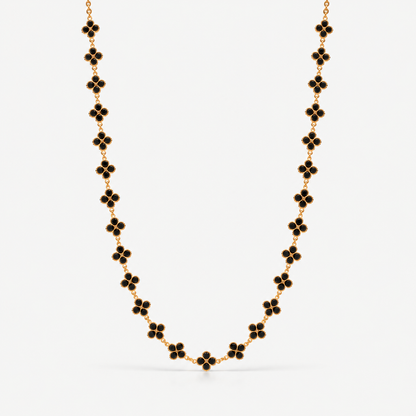 Collar Trebol Noir