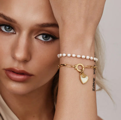 Pulsera Corazón Initial Dúo