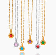 Collar Birthstone Crushed