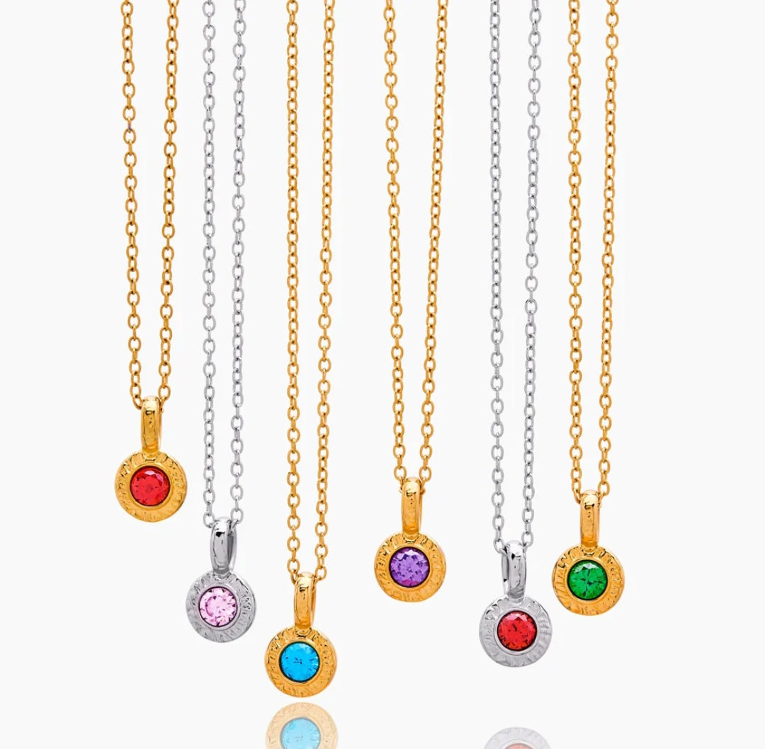 Collar Birthstone Crushed