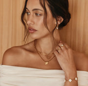 Pulsera Trébol Nácar