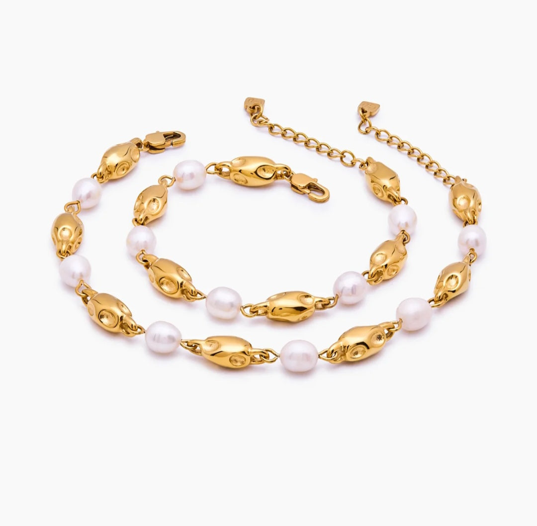 Pulsera Perla Marina